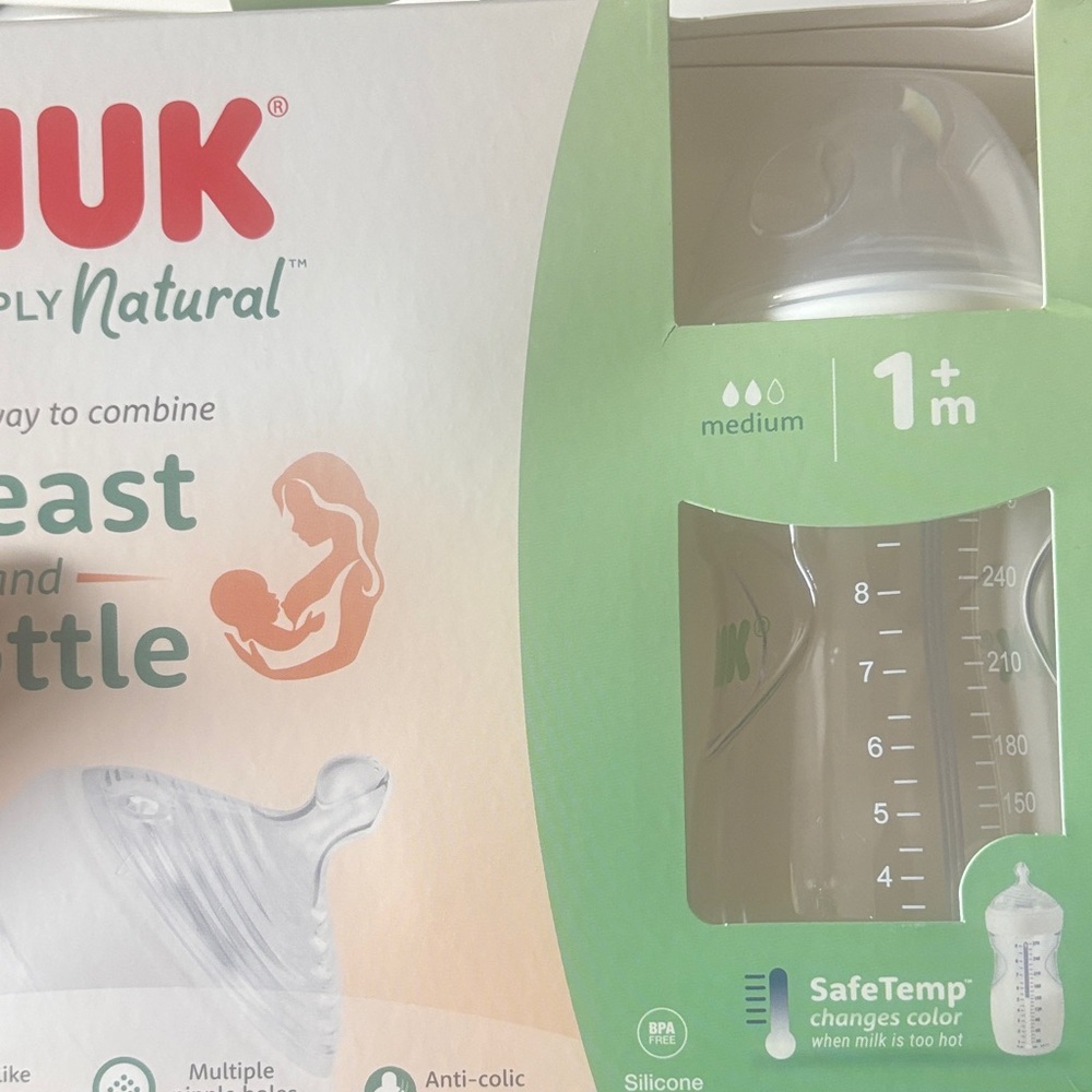 NUK Simply Natural Bottle Set - Picture 2 of 2